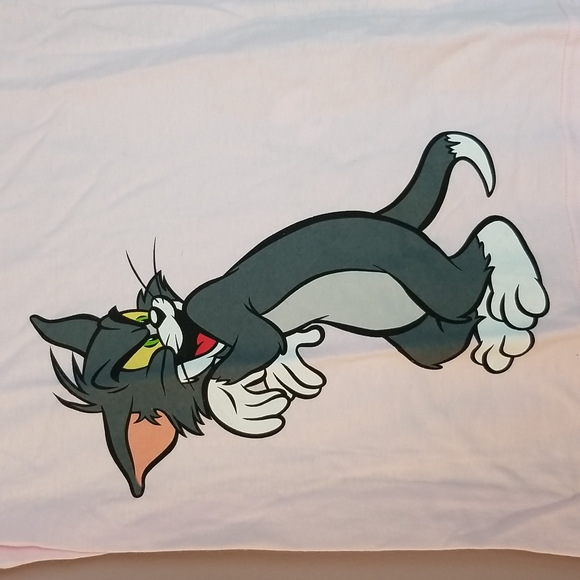 Tom & Jerry Tee Pink Small Tshirt - Picture 2 of 7
